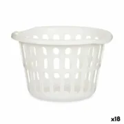 Cesto Branco Polipropileno 27 L 40 x 25 x 40 cm (18 Unidades) A Preço de Revenda - nacloset
