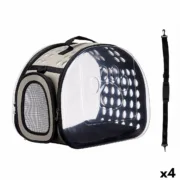 Assento Cinzento Plástico 43 x 20 x 33 cm (4 Unidades) A Preço de Revenda - nacloset
