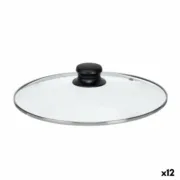 Tampa para Tachos 26 cm Cristal Prateado (12 Unidades) A Preço de Revenda - nacloset