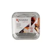 Conjunto de tabuleiros para alimentos Kinvara 23241 Descartável Quadrado 12 Unidades Casa | Jardim - nacloset 2