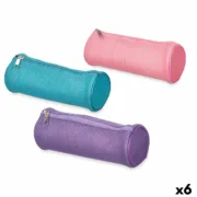 Bolsa Escolar Cilíndrica Acolchoado 22 x 8 x 8 cm (6 Unidades) A Preço de Revenda - nacloset