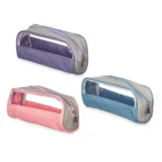 Bolsa Escolar Transparente 23 x 5,5 x 8 cm (12 Unidades) A Preço de Revenda - nacloset 2