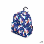 Mochila Escolar Unicórnio Multicolor 28 x 12 x 22 cm (12 Unidades) A Preço de Revenda - nacloset