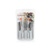 Conjunto de Talheres Kinvara KT166096-1C Branco Prateado Aço inoxidável Plástico (6 Unidades) Cozinha | Gourmet - nacloset 2