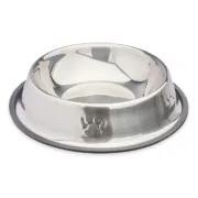 Comedouro para Cão Mascow 309 Cinzento Prateado Borracha Metal 26 x 7 x 26 cm (12 Unidades) A Preço de Revenda - nacloset 2