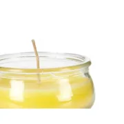 Vela Amarelo Vidro Cera 7,7 x 4 x 7,7 cm (24 Unidades) A Preço de Revenda - nacloset 2