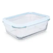 Lancheira Transparente Silicone Vidro de Borosilicato 1 L 22 x 7 x 16,5 cm (12 Unidades) A Preço de Revenda - nacloset 2