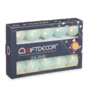 Grinalda de Luzes LED Bol Azul 2,3 m (12 Unidades) A Preço de Revenda - nacloset 2