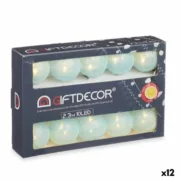 Grinalda de Luzes LED Bol Azul 2,3 m (12 Unidades) A Preço de Revenda - nacloset