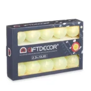 Grinalda de Luzes LED Bol Verde 2,3 m (12 Unidades) A Preço de Revenda - nacloset 2