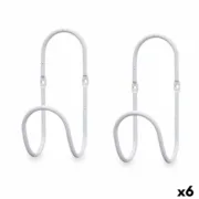 Cabides Branco Metal Conjunto 2 Peças (6 Unidades) A Preço de Revenda - nacloset