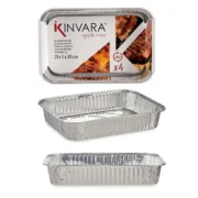 Jogo de Bandejas Kinvara 82276 12 Unidades 4 Peças Casa | Jardim - nacloset 2