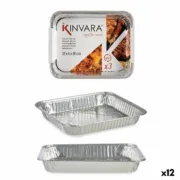 Jogo de Bandejas Kinvara 82262 12 Unidades 3 Peças Casa | Jardim - nacloset