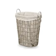 Cesto Kipit HX30553 Cinzento Poliéster Tecido Polipropileno Ferro Plástico 50 % algodão 48 x 58 x 34 cm 49 x 58 x 35 cm (6 Unida Casa | Jardim - nacloset 2