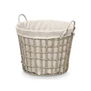 Cesto Kipit HX30559 Cinzento Poliéster Tecido Polipropileno Ferro Plástico 50 % algodão 47 x 41 x 44 cm 53 x 43 x 44 cm (6 Unida Casa | Jardim - nacloset 2