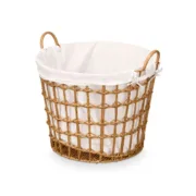 Cesto Kipit HX30561 Natural Poliéster Tecido Polipropileno Ferro Plástico 50 % algodão 47 x 41 x 44 cm 50 x 43 x 44 cm (6 Unidad Casa | Jardim - nacloset 2