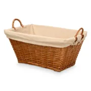 Cesto Kipit HX31038 Natural Poliéster vime Tecido 50 % algodão 65 x 35 x 43 cm (6 Unidades) A Preço de Revenda - nacloset 2