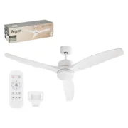 Ventilador de Teto com Luz Argon W-FC5288-3C1L WH Branco 40 W Ø 132 cm Ar condicionado e ventiladores - nacloset 2