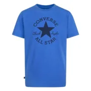 Camisola de Manga Curta Infantil Converse Sustainable Core Sse Azul Moda | Acessórios - nacloset