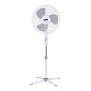 Ventilador de Pé EDM 33500 Branco Cinzento 45 W Ar condicionado e ventiladores - nacloset