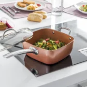 Conjunto de Frigideira Multifunções 5 em 1 Copper Coppans   4 Peças Acessórios de Cozinha - nacloset 2