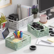 Conjunto de 3 Caixas Organizadoras Dobráveis e Empilháveis Boxtor Casa | Jardim - nacloset