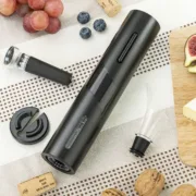 Saca-rolhas Elétrico com Acessórios para Vinho Acessórios de Cozinha - nacloset 2