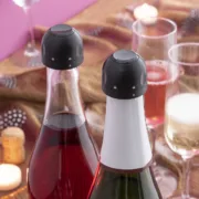 Conjunto de Tampas para Champanhe Fizzave   Pack de 2 uds Acessórios de Cozinha - nacloset