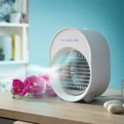 Mini Climatizador Humidificador por Ultrassons com LED Koolizer InnovaGoods humidificador mini 200 ml Branco ABS (Cabo USB) (Rec Ar condicionado e ventiladores - nacloset 2
