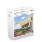Toldo de Sombreamento Retangular Reshad InnovaGoods   Bege 3 x 4 m (Recondicionado A) Casa | Jardim - nacloset