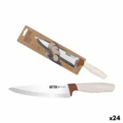 Faca de Cozinha Quttin Terra 20 cm (24 Unidades) Cozinha | Gourmet - nacloset