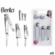 Corta-unhas Berilo 1703239 Prateado Metal (12 Unidades) A Preço de Revenda - nacloset 2
