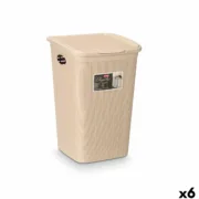 Contentor Stefanplast 30084 Creme Plástico 50 L 36 x 54,5 x 38 cm (6 Unidades) A Preço de Revenda - nacloset