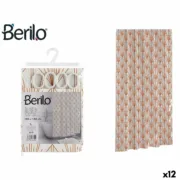 Cortinas Berilo Art Nouveau Branco Bronze Plástico 180 x 180 x 0,008 cm (12 Unidades) A Preço de Revenda - nacloset