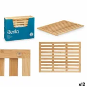 Tapete de banho Berilo BM632-6245 Natural Bambu 62 x 2 x 45 cm (12 Unidades) A Preço de Revenda - nacloset