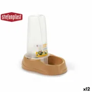 Comedouro para animais de estimação Stefanplast 04093 Bege Plástico 650 ml 12 x 19,5 x 19 cm (12 Unidades) A Preço de Revenda - nacloset
