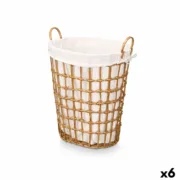 Cesto Kipit HX30555 Natural Poliéster Tecido Polipropileno Ferro Plástico 50 % algodão 48 x 58 x 34 cm 49 x 58 x 35 cm (6 Unidad Casa | Jardim - nacloset