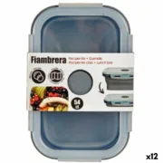 Lancheira Kinvara CH19130-1 Cinzento Transparente ABS 540 ml (12 Unidades) A Preço de Revenda - nacloset