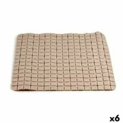 Tapete de banho Berilo AR1910103 Bege 0,03 x 50 x 50 cm (6 Unidades) A Preço de Revenda - nacloset