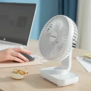 Ventoinha de Secretária Recarregável Fanrec InnovaGoods Ø5,4” 3600 mAh / 13,3 W Ar condicionado e ventiladores - nacloset