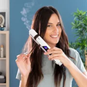 Ferro Cerâmico para Cabelo com Vapor Stemio   36 W Alisadores - nacloset 2
