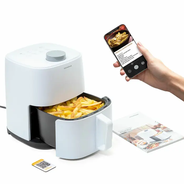 Fritadeira de Ar InnovaGoods Branco 1200 W 2 L (Recondicionado A) Cozinha | Gourmet - nacloset Fritadeira de Ar InnovaGoods Branco 1200 W 2 L (Recondicionado A) Cozinha | Gourmet - nacloset
