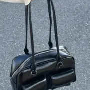 Bolsa de ombro feminina moderna e versátil com fivela decorativa Carteiras e Bolsas - nacloset 2