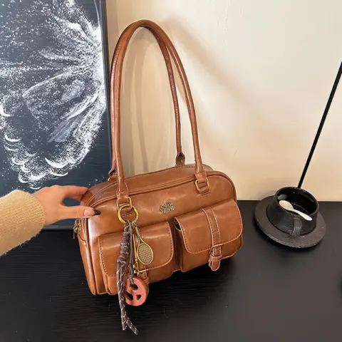 Bolsa de ombro retro estilo coreano moderna e casual Carteiras e Bolsas - nacloset 5 Bolsa de ombro retro estilo coreano moderna e casual Carteiras e Bolsas - nacloset 5