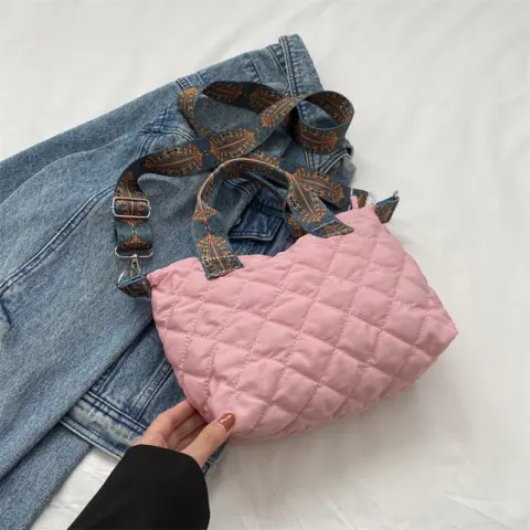 Korean style padded simple transverse shoulder bag Wallets and Bags - NAcloset 7