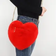 Bolsa feminina moderna com estampa de coração Carteiras e Bolsas - nacloset 2
