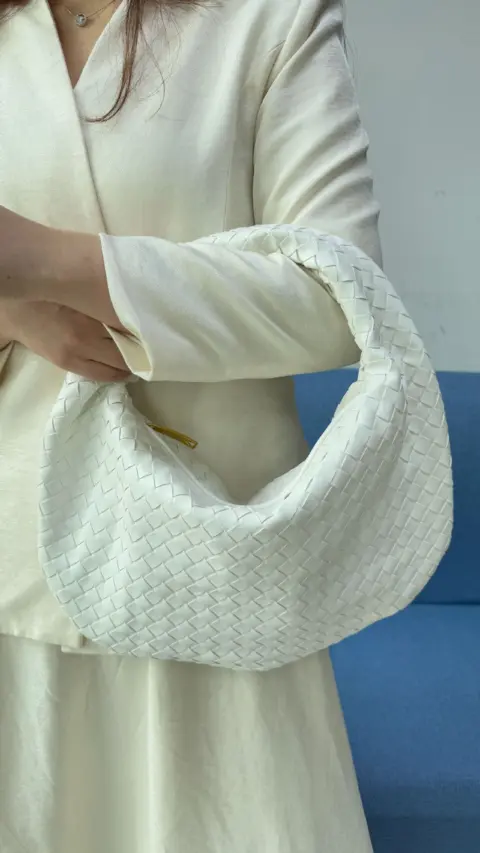 Bolsa feminina grande de tecido trançado (grande capacidade) Carteiras e Bolsas - nacloset 24