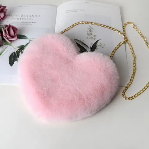 Bolsa feminina moderna com estampa de coração Carteiras e Bolsas - nacloset 10