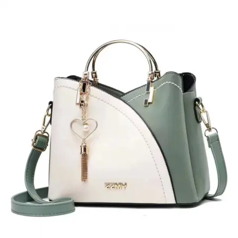 Bolsa de ombro grande com blocos de cores e design transversal Carteiras e Bolsas - nacloset 6