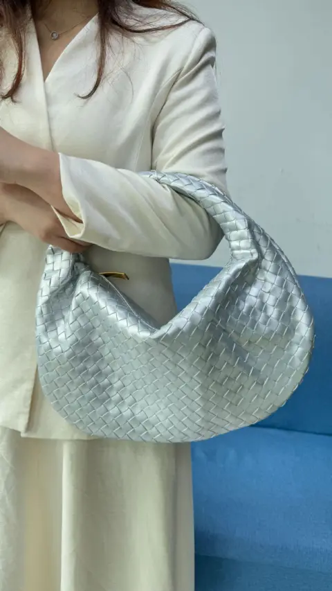 Bolsa feminina grande de tecido trançado (grande capacidade) Carteiras e Bolsas - nacloset 6
